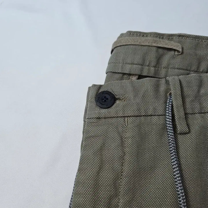 [BUNJANG] Massimo Dutti Linen Blend Banding Classic Slacks Pants / 마시모두띠 스트링 슬랙스 팬츠 바지 린넨 밴딩 클래식 34