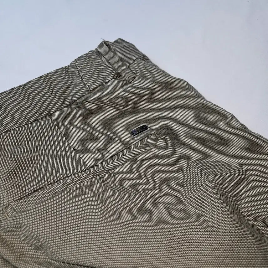 [BUNJANG] Massimo Dutti Linen Blend Banding Classic Slacks Pants / 마시모두띠 스트링 슬랙스 팬츠 바지 린넨 밴딩 클래식 34