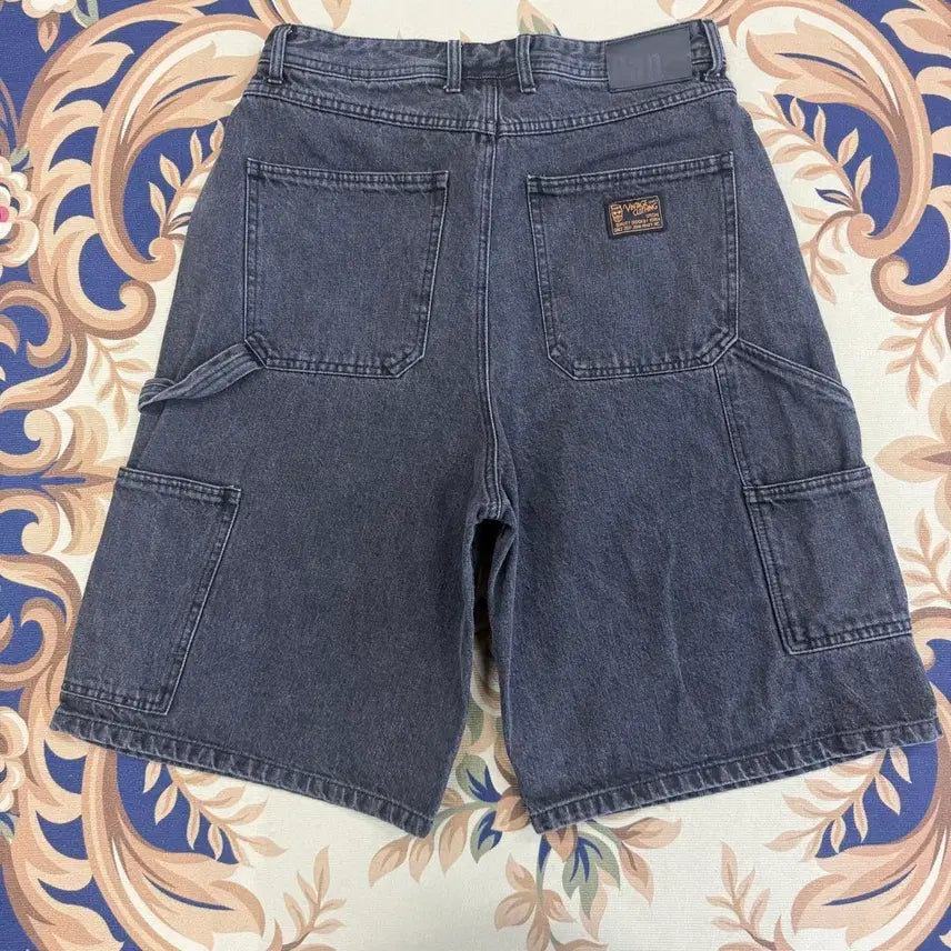 [BUNJANG] Magoodgan Black Denim Carpenter Bermuda Shorts Size 30 / (30)맥우드건 Magoodgan 흑청 카펜터 버뮤다 팬츠