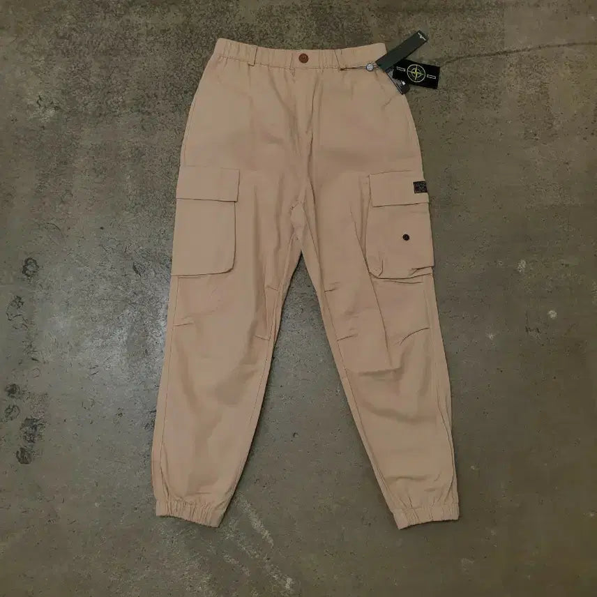 [BUNJANG] Stone Island Cargo Jogger Pants Beige / 스톤아일랜드 카고 조거 팬츠 30 베이지 새상품