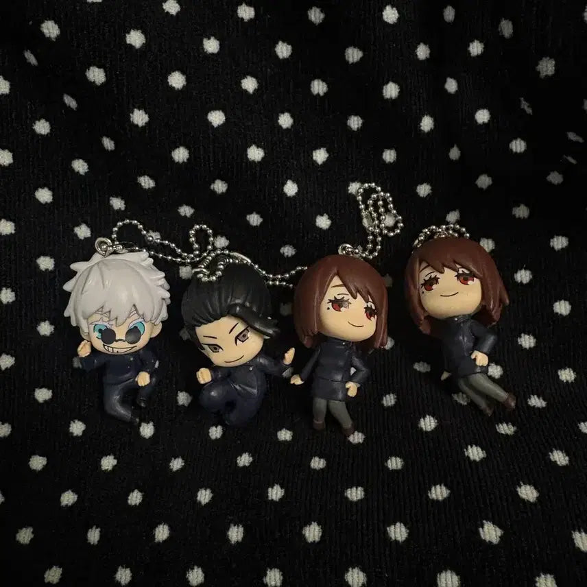 [BUNJANG] Jujutsu Kaisen Gojo, Geto, Shoko Keychain Set / 주술회전 고죠 게토 쇼코 키링