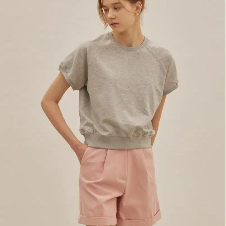 [BUNJANG] Mango many please Sweatshirt - Melange Gray / 망고매니플리즈 sweatshirt - melange gray