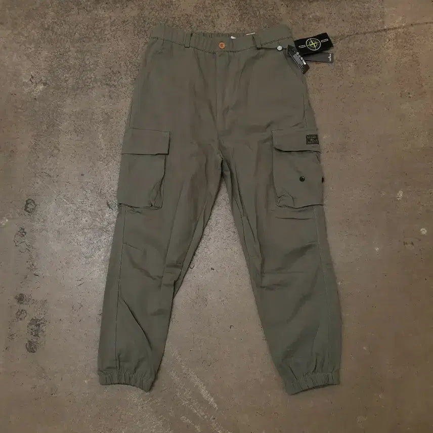 [BUNJANG] Stone Island Cargo Jogger Pants Khaki Size 30 / 스톤아일랜드 카고 조거 팬츠 30 카키 새상품