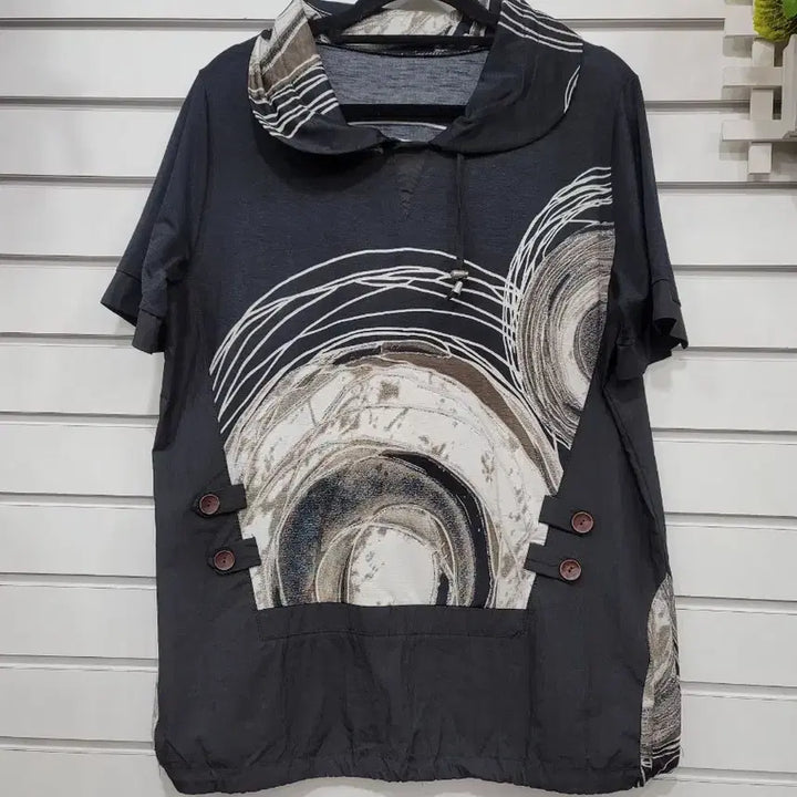 [BUNJANG] Unique Pattern Blouse - Women&
