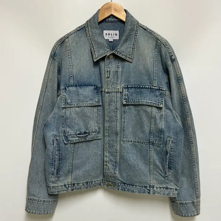 [SOLD OUT] [남자-100]솔리드옴므 블루 데님 자켓