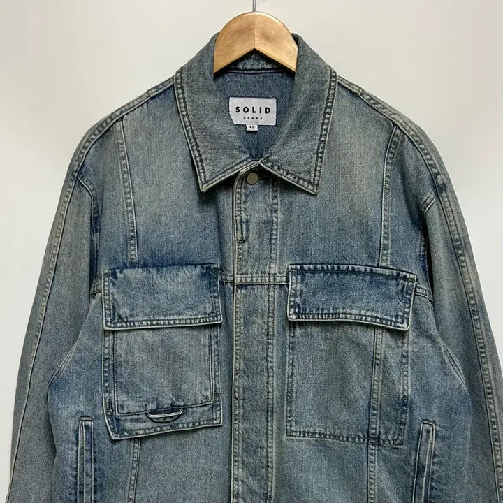 [SOLD OUT] [남자-100]솔리드옴므 블루 데님 자켓