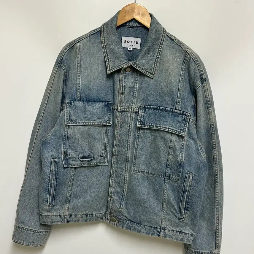 [SOLD OUT] [남자-100]솔리드옴므 블루 데님 자켓