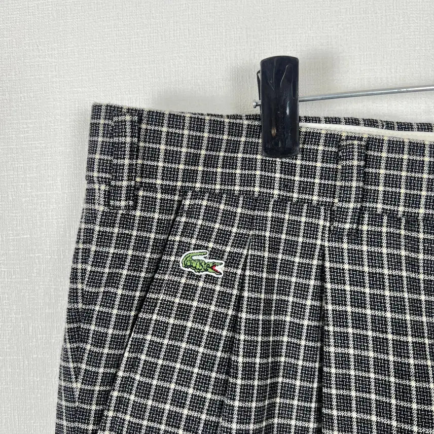 [BUNJANG] Lacoste Vintage Wool Wide Check Trousers (Men&