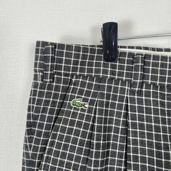 [BUNJANG] Lacoste Vintage Wool Wide Check Trousers (Men&