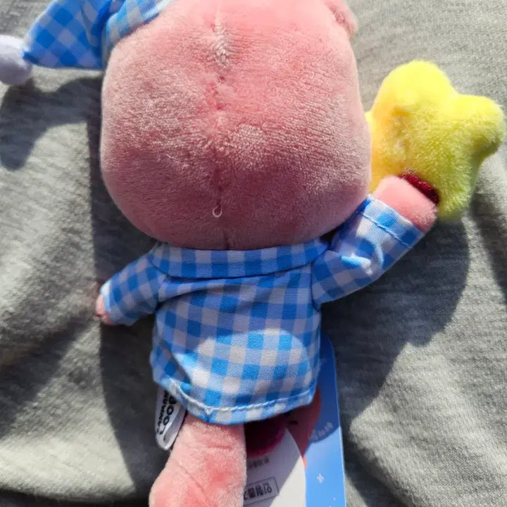 [BUNJANG] Limited Edition Zanmang Luffy 12cm Plush Keychain / 한정판, 유일매물잔망루피 파자마 12cm 봉제 키링 새상품 인형뽑기 전용