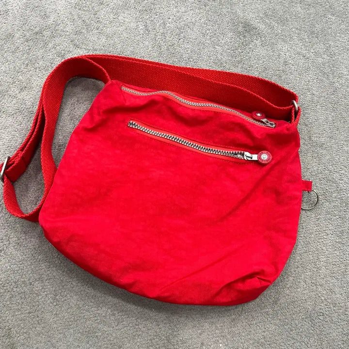 [BUNJANG] Kipling Red Crossbody Bag / 키플링 레드 크로스백