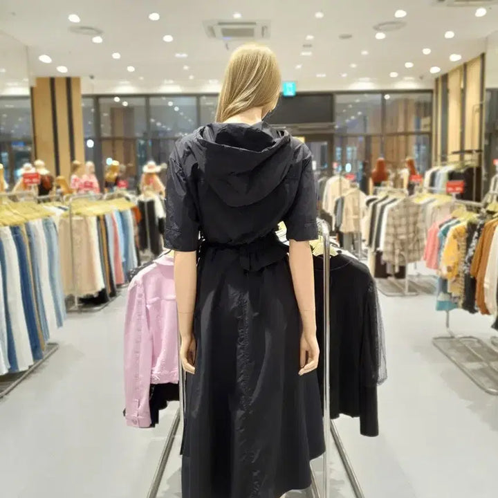 [BUNJANG] Egoist Anorak Hooded Long Dress / 에고이스트 아노락 후드 롱원피스