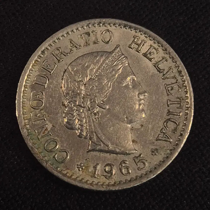 [BUNJANG] 1965 Swiss 10 Rappen Coin / 1965년 스위스 10라펜 동전 [EP. 2534]