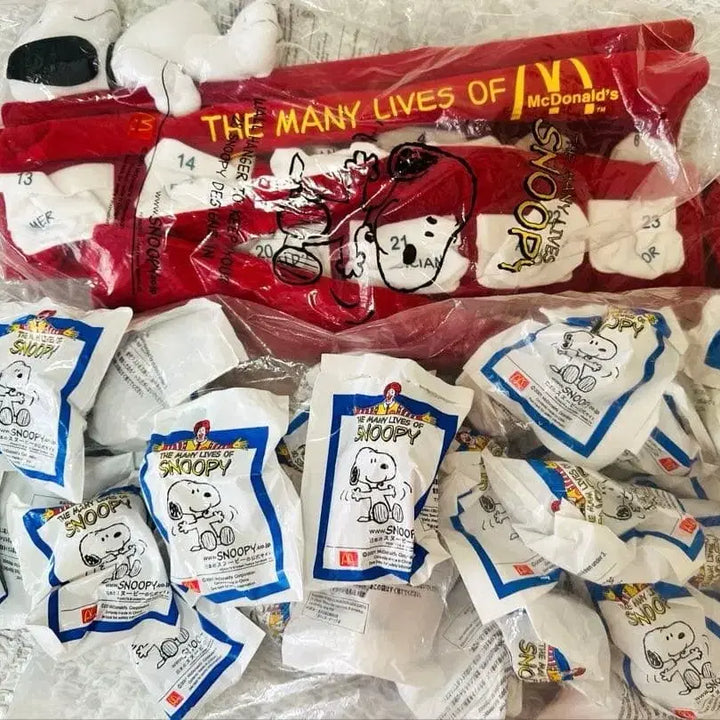 [BUNJANG] Vintage Snoopy Peanuts Character Goods Doll Toy McDonald&