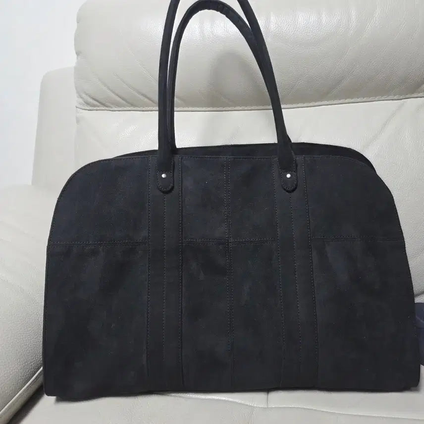 [BUNJANG] Beslow Suede Tote Bag Black / 비슬로우 스웨이드 토트백 블랙