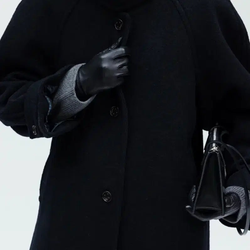 [BUNJANG] H8 Sable Alpaca Coat Navy Size S / 에이치에이트 세이블 알파카 코트 네이비S