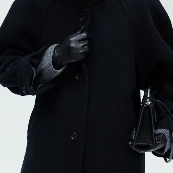 [BUNJANG] H8 Sable Alpaca Coat Navy Size S / 에이치에이트 세이블 알파카 코트 네이비S