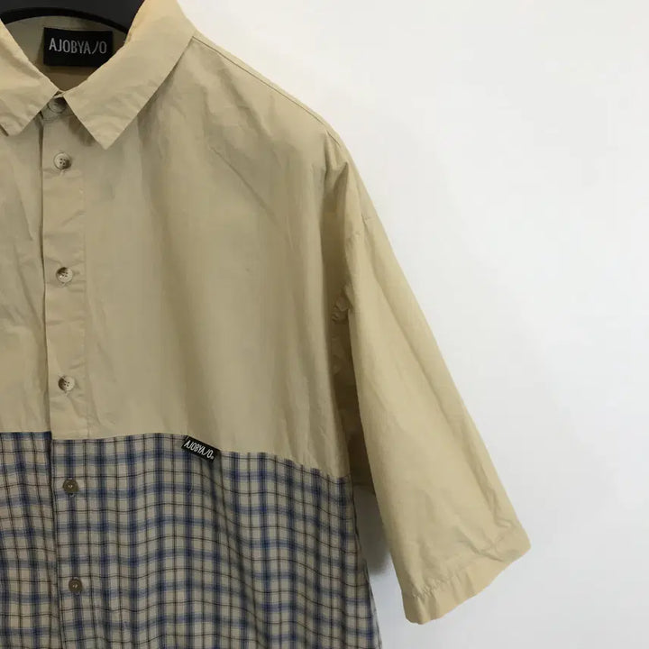 [BUNJANG] AJO BY AJO Half Sleeve Shirt OS Beige / 아조바이아조 하프슬리브셔츠 [OS]