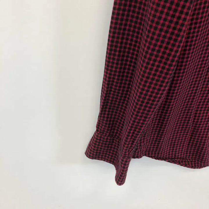 [BUNJANG] Uniqlo Gingham Button-Down Shirt Red XL / 유니클로 버튼다운 깅엄셔츠 XL 레드