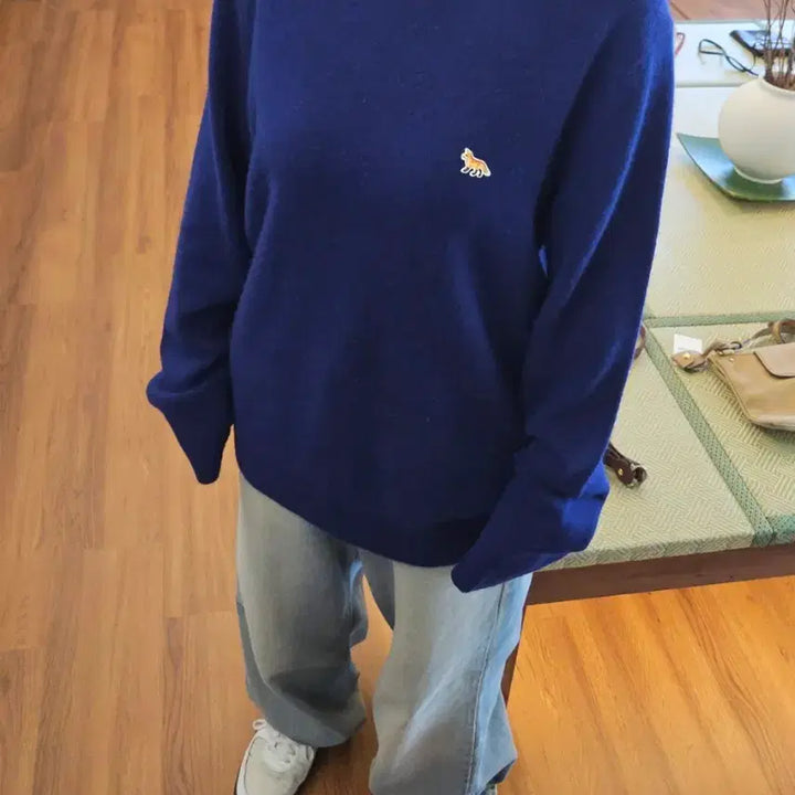 [BUNJANG] Maison Kitsune Baby Fox Wool Knit / 메종키츠네 베이비폭스 울니트