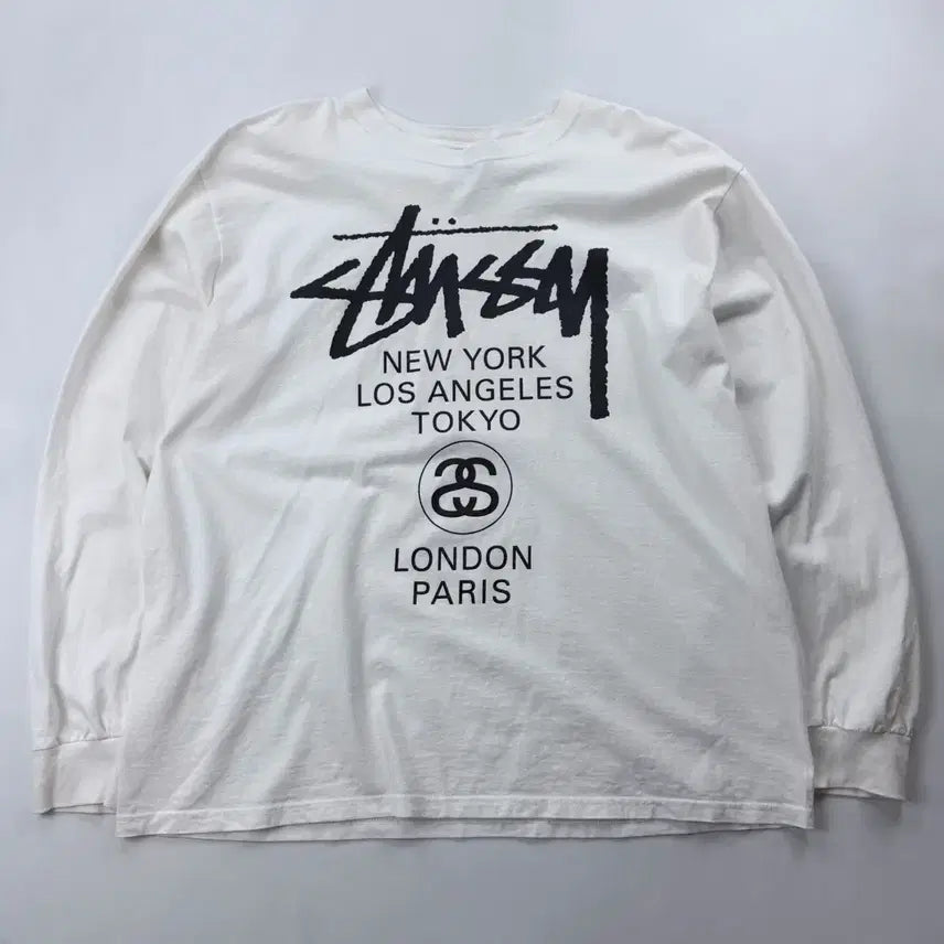 [BUNJANG] Stussy World Tour Long Sleeve / 스투시 월드투어 롱슬리브