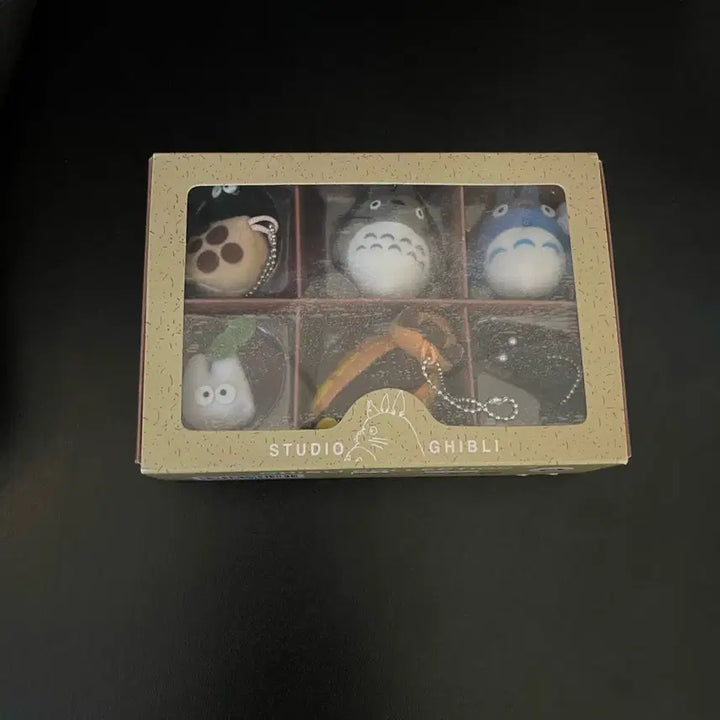 [BUNJANG] Ghibli Collection Plush Keychains 6 Types Set / 지브리 컬렉션 인형 키링 6종 세트