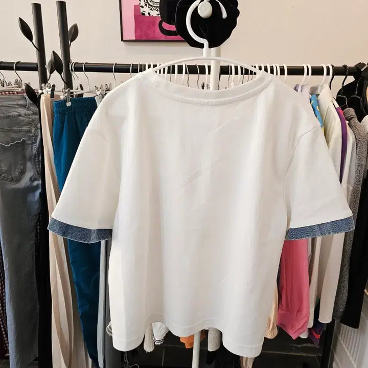 [BUNJANG] POSITIVE STATE Printed Short Sleeve T-Shirt / POSITIVE STATE 프린팅 반팔 티셔츠