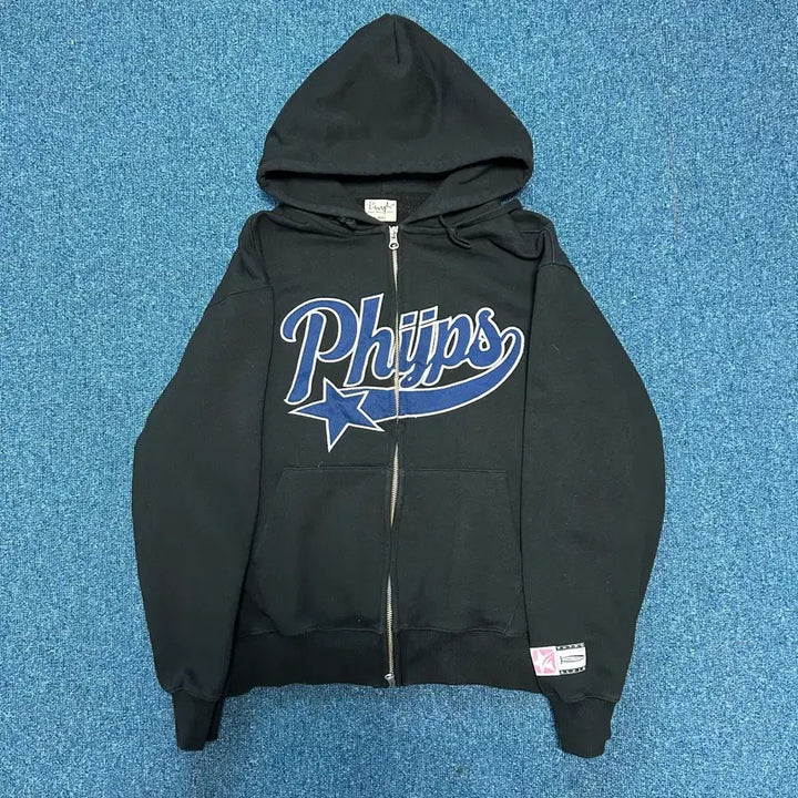 [BUNJANG] Physical Education Hooded Zip-Up Sweatshirt - Size S / 피지컬에듀케이션 후드집업 S