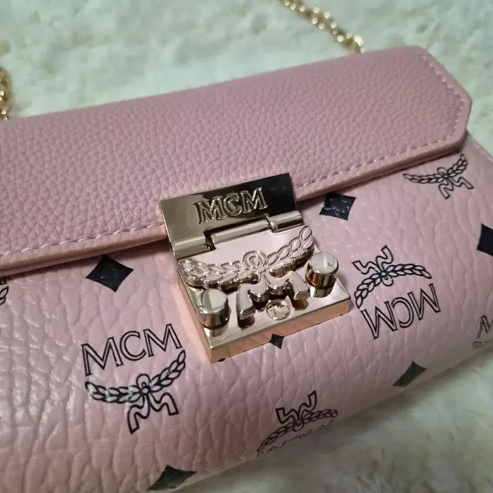 [BUNJANG] Pink Chain Crossbody Bag / 핑크색 체인 크로스백 가방 하자 새상품