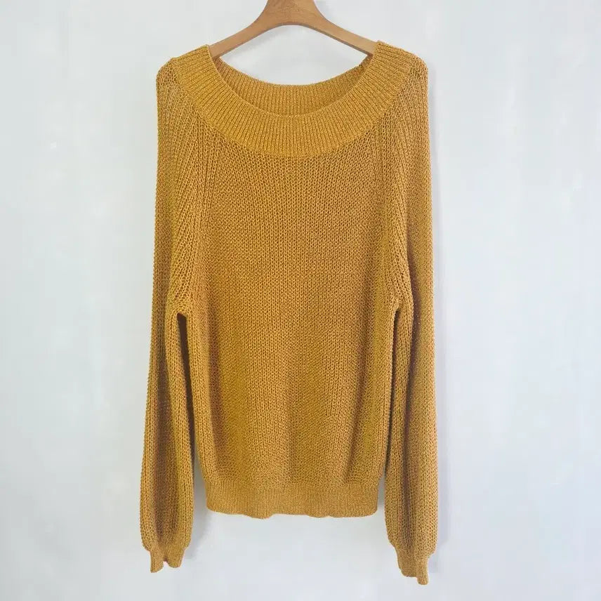 [BUNJANG] ZARA Mustard Loose Fit Knit Women&