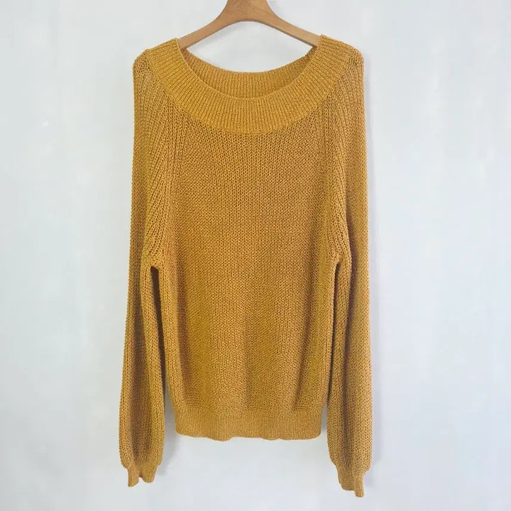 [BUNJANG] ZARA Mustard Loose Fit Knit Women&