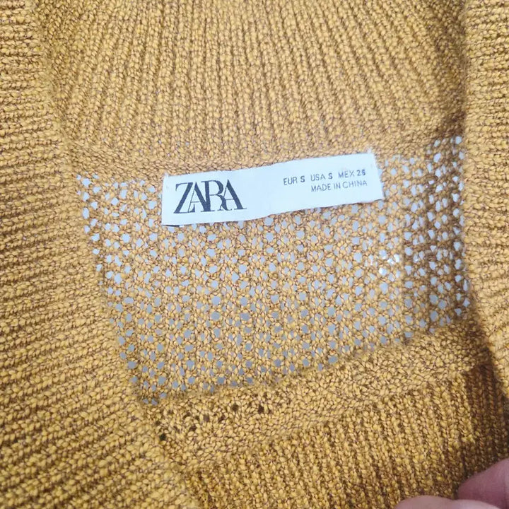 [BUNJANG] ZARA Mustard Loose Fit Knit Women&