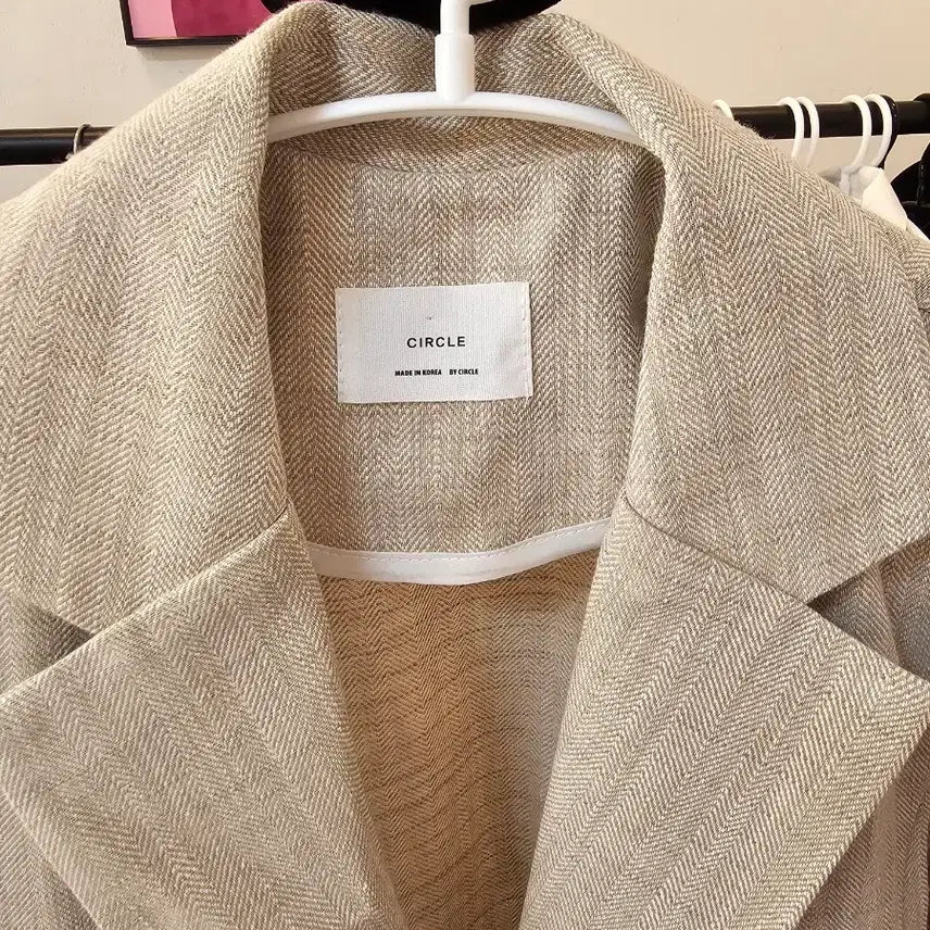 [BUNJANG] CIRCLE Short Sleeve Linen Jacket / CIRCLE 반팔 린넨 자켓