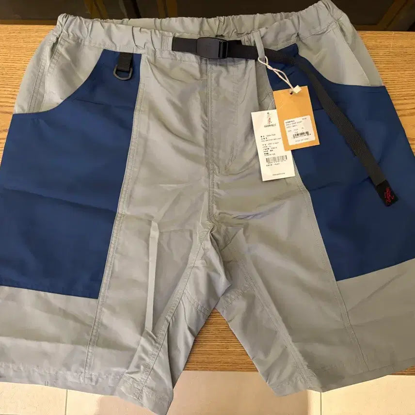 [BUNJANG] Gramicci Shell Gear Shorts Grey &amp; Navy XL / Gramicci 쉘 기어 쇼츠 그레이&amp;네이비  XL