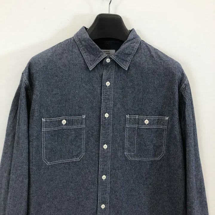 [BUNJANG] Musinsa Standard Chambray Work Shirt XL / 무신사스탠다드 샴브레이 워크셔츠 XL