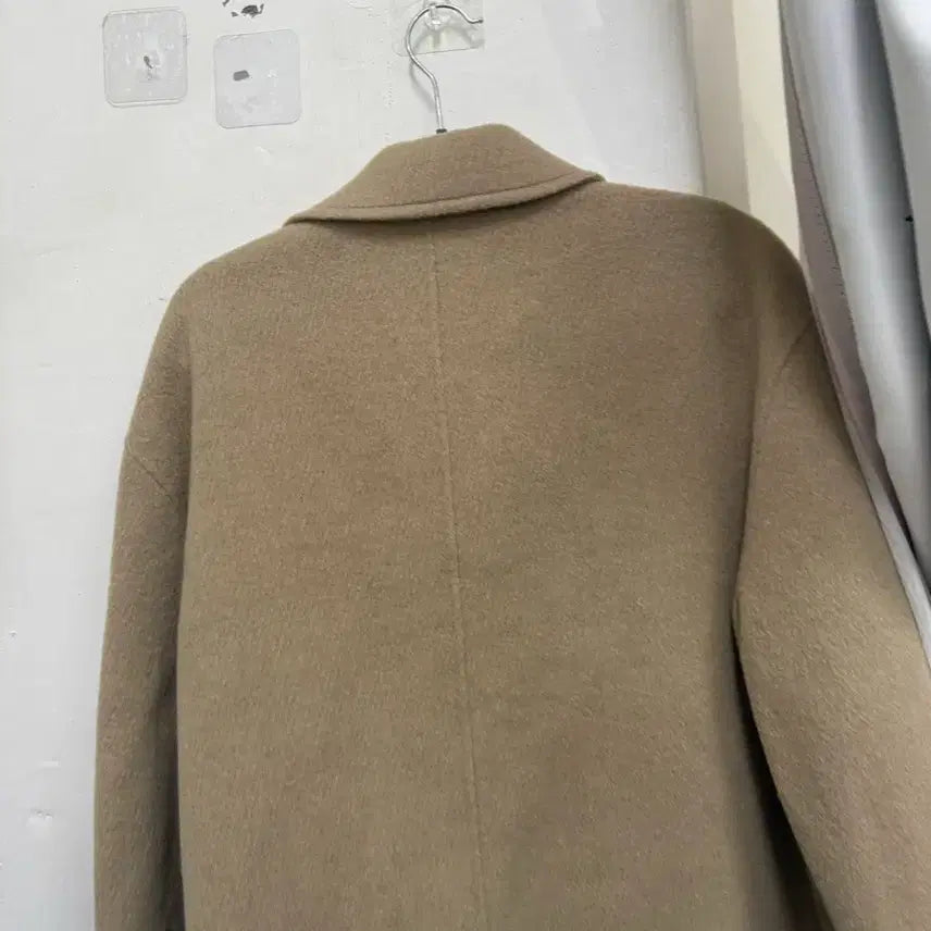 [BUNJANG] Studio Tomboy Beige Handmade Short Coat / 스튜디오 톰보이 베이지색 핸드메이드 숏 코트