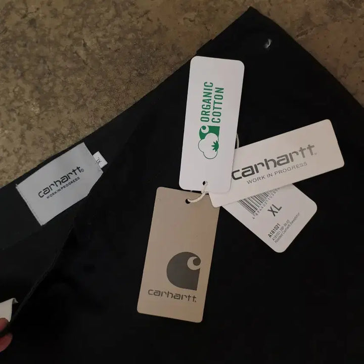 [BUNJANG] Carhartt WIP Organic Cotton Cargo Pants Black XL / 칼하트 WIP 카고 팬츠 34(XL) 블랙 새상품