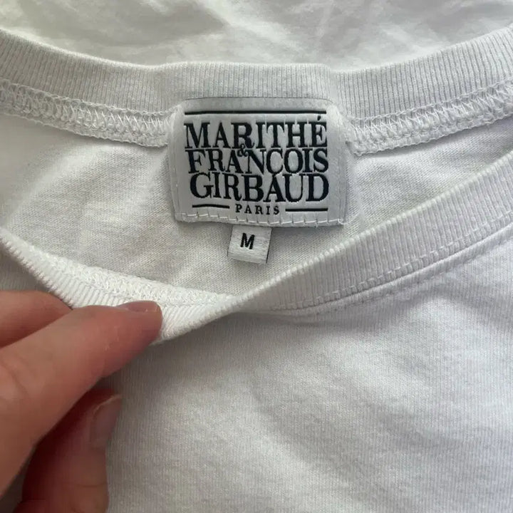 [BUNJANG] Marithe Francois Girbaud Cropped Short Sleeve T-Shirt / 마리떼 크롭 반팔 티셔츠