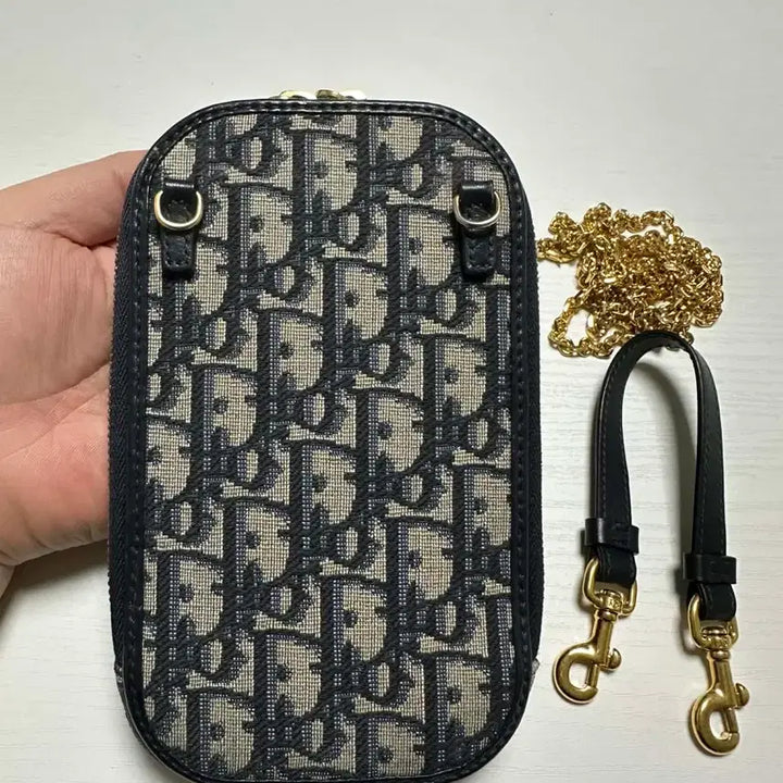 [BUNJANG] Dior Oblique Montaigne Phone Holder Bag / 디올 오블리크 몽테인 폰홀더백