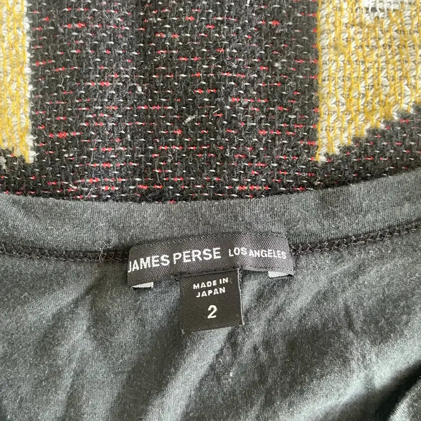 [BUNJANG] James Perse Charcoal Gray Long Sleeve Cotton T-Shirt / 제임스펄스 긴팔 티셔츠 차콜 그레이