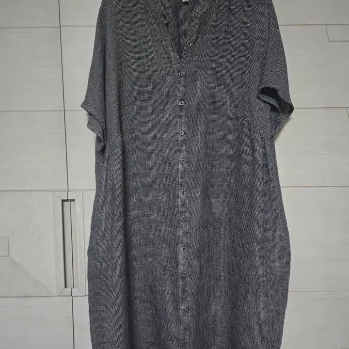 [BUNJANG] Linen Subtle Check Dress / 린넨 잔잔한 체크  원피스