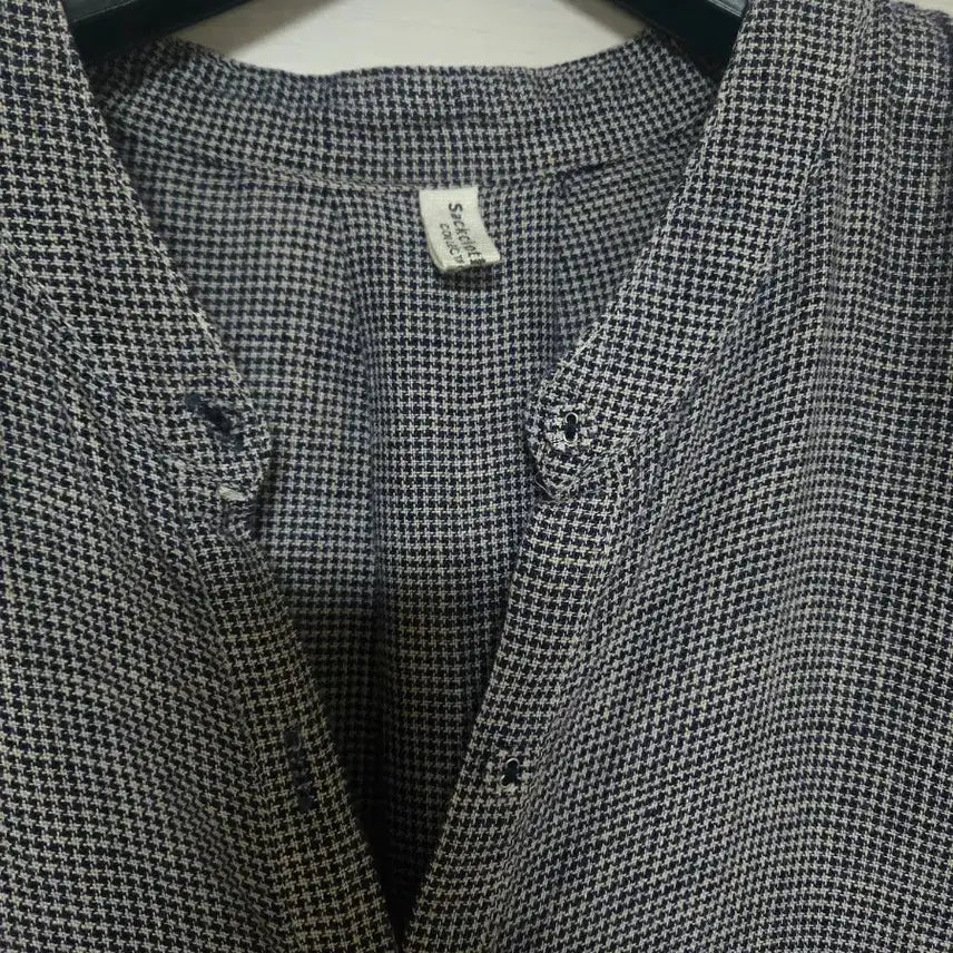 [BUNJANG] Linen Subtle Check Dress / 린넨 잔잔한 체크  원피스