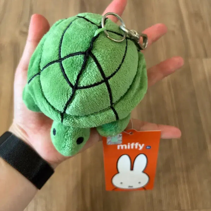 [BUNJANG] Miffy Turtle Plush Keychain / 새것)미피 거북이 인형 키링