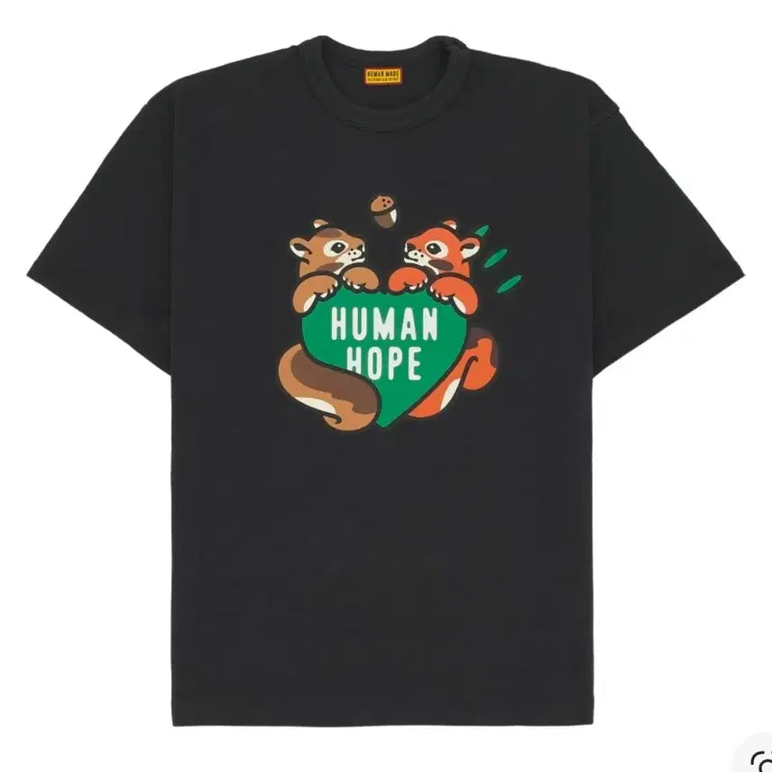 [BUNJANG] Human Made Human Hope Graphic T-Shirt Black 3XL / 휴먼 메이드 휴먼 호프 그래픽 티셔츠 블랙 3XL