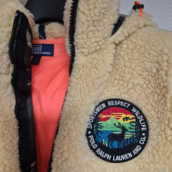 [BUNJANG] Polo Ralph Lauren Fleece Camo Panel Puffer Jacket M / 폴로 랄프로렌 플리스 패딩 M