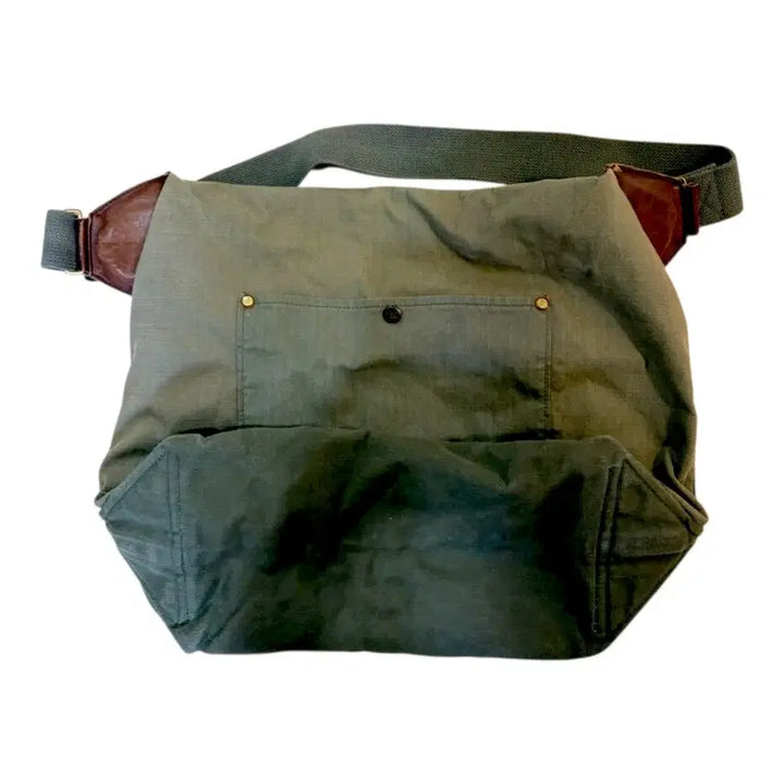 [BUNJANG] Nigel Cabourn Vintage Military Kit Bag Khaki x Brown / 나이젤 카본 빈티지 밀리터리 키트백