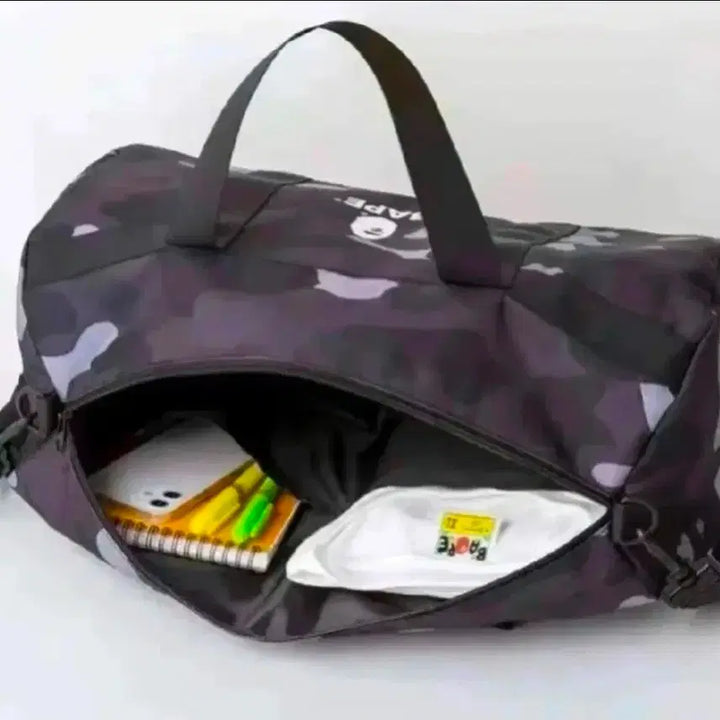 [BUNJANG] BAPE Camo Duffle Bag Magazine Freebie / 베이프 카모 더플백 잡지 사은품 신품