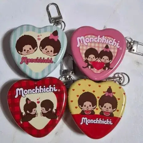 [BUNJANG] Monchhichi Dubai Heart Chocolate Tin with Charm / 몬치치두바이 하트 초코틴 개당 5천원