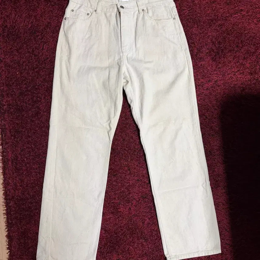 [BUNJANG] Order Archive Minimal Wide Jeans Natural Cream 32 / 오더아카이브 Minimal wide jeans - 내츄럴크림진 32 판매