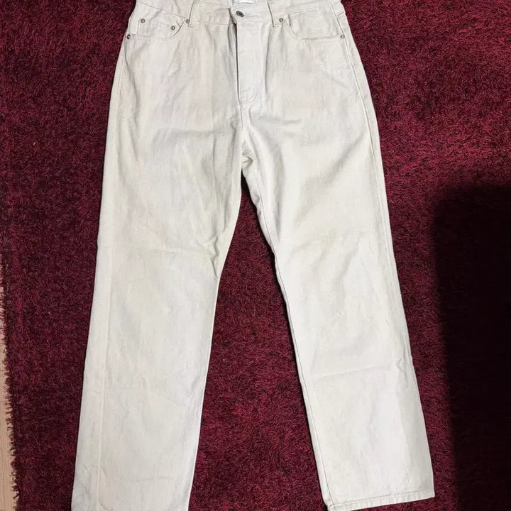 [BUNJANG] Order Archive Minimal Wide Jeans Natural Cream 32 / 오더아카이브 Minimal wide jeans - 내츄럴크림진 32 판매